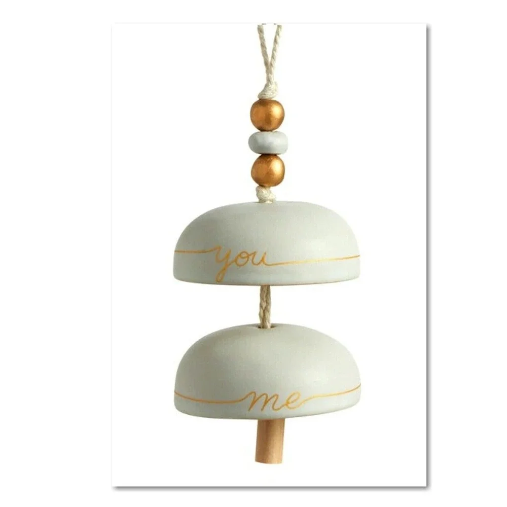 DEMDACO Inspired Two of Us Bell - New Love Wedding Gift Love